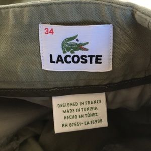 Lacoste Pants - Lacoste chinos Lacoste Pants - Lacoste chinos